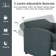 preview thumbnail 19 of 23, Roomfitters Convertible Sofa Bed, 3 in 1 Sleeper Chair with Adjustable Backrest and Thick Cushions, Linen Frame