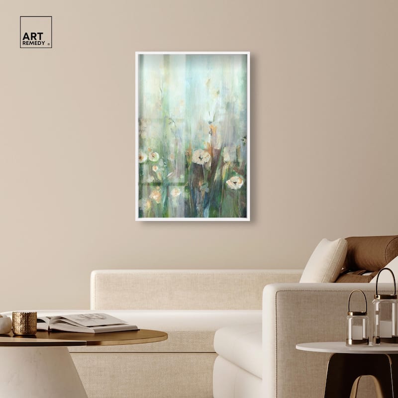 Harmony Green II Shadowbox by Art Remedy