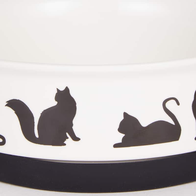 Bone Dry Pet Bowl Cats Meow (Set of 2)