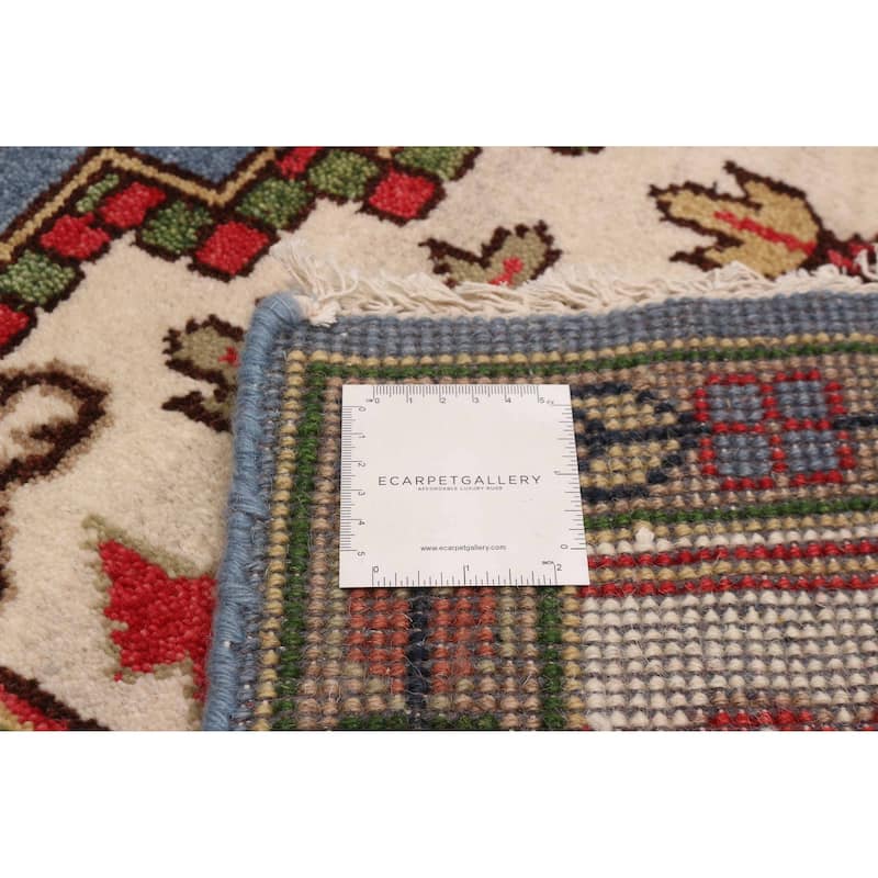 ECARPETGALLERY Hand-knotted Serapi Heritage Slate Blue Wool Rug - 8'11 x 11'9