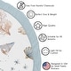 preview thumbnail 5 of 3, Sweet Jojo Designs Ocean Seashells Boy, Girl, Unisex/Gender Neutral Baby Tummy Time Playmat - Nautical Beach Theme Coastal Sea