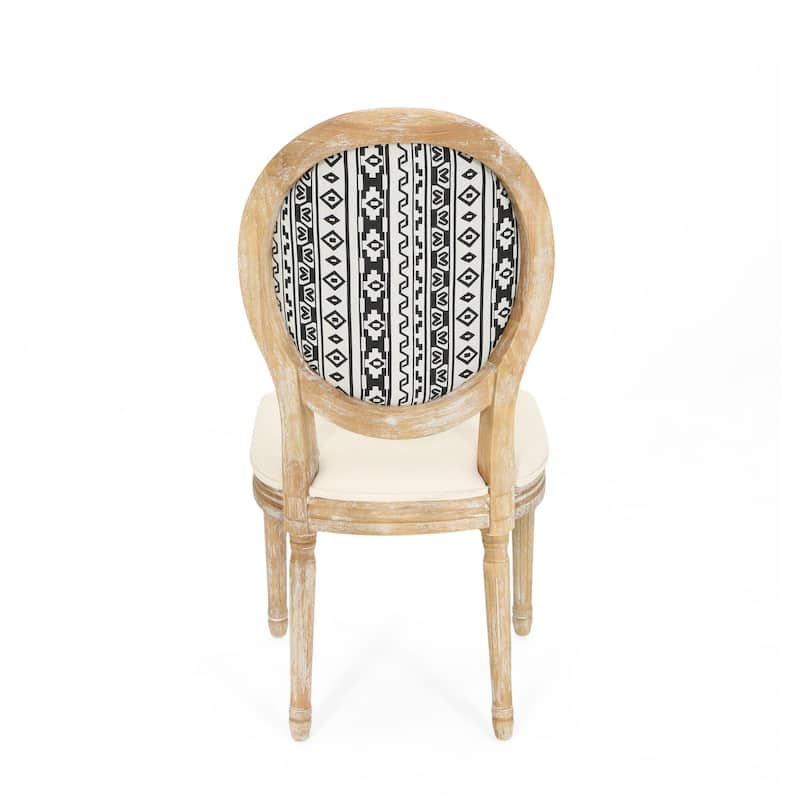 Phinnaeus Upholstered Farmhouse Dining Chairs (Set of 2) by Christopher Knight Home
