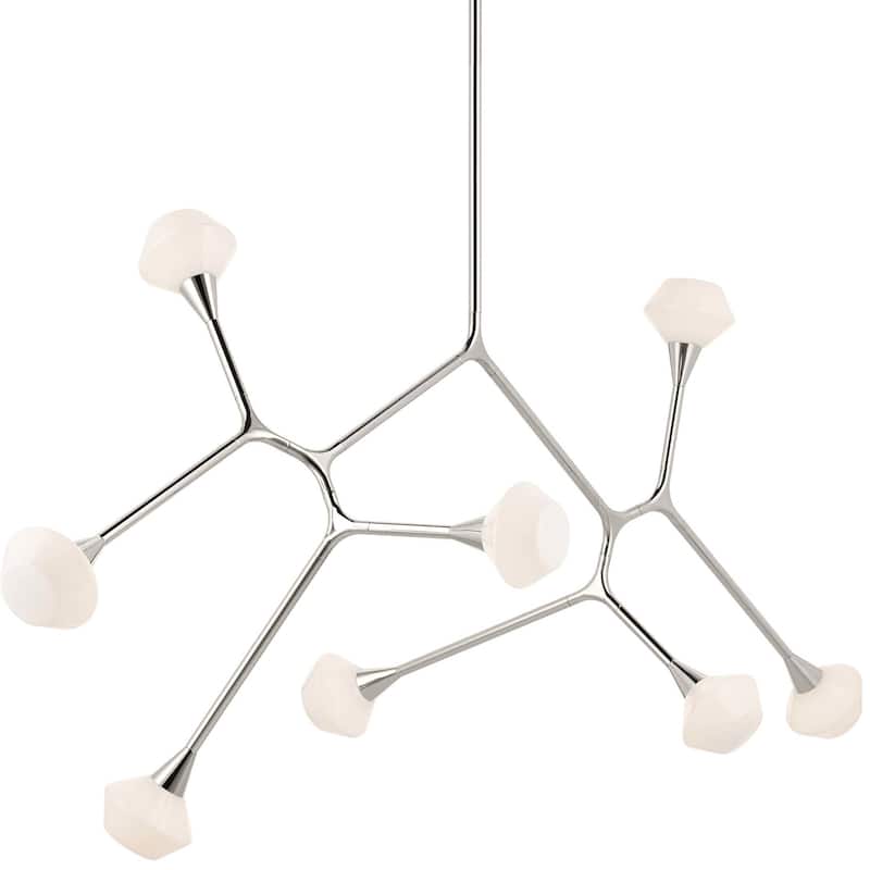 Kichler 52764 Cassius 8 Light 32" Wide Chandelier - Polished Nickel
