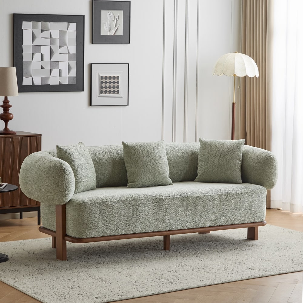 Christopher Knight Home - Oliver Wells Signature Round Arm Sofa