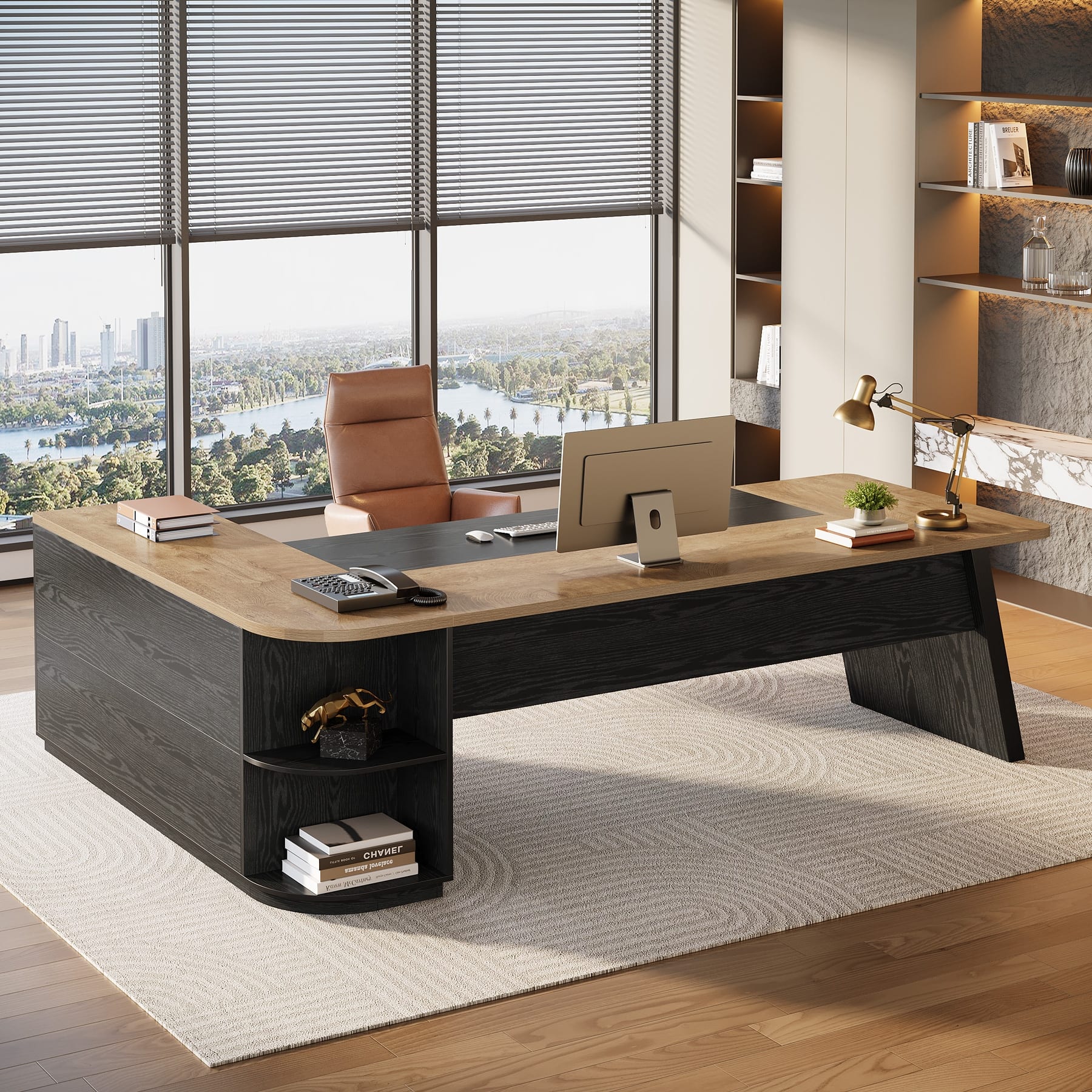 Option Natural Oak + Black