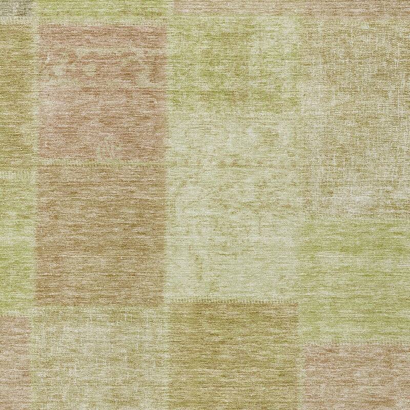 HomeRoots Patchwork Transitional Rectangle Outdoor Rug