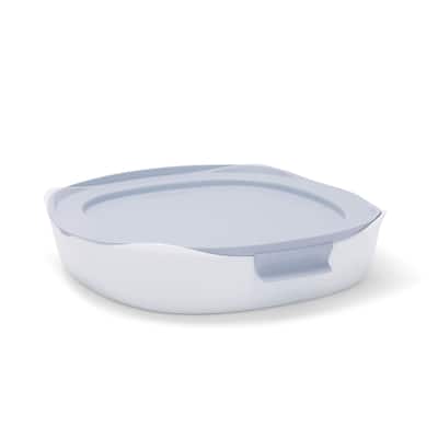 Rubbermaid DuraLite Glass Bakeware, 10" x 10" Baking Dish with Lid