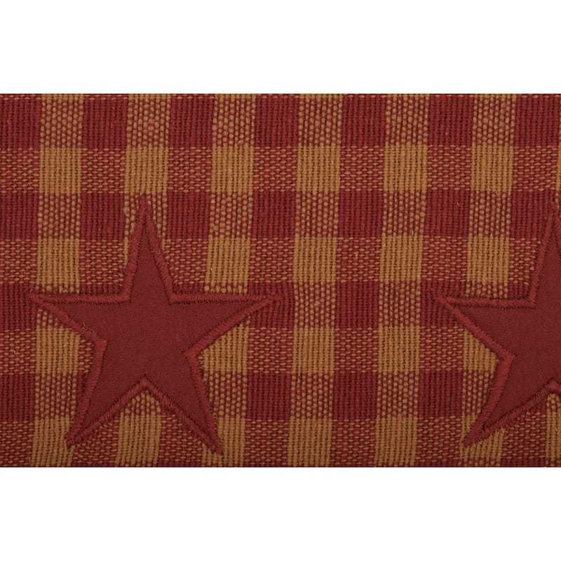 Primitive Tabletop Kitchen Star Placemat Set of 6 Cotton Star - Placemat 12x18