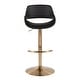 preview thumbnail 75 of 144, Silver Orchid Svellingen Adjustable Bar Stool with Rounded T Footrest - Set of 2