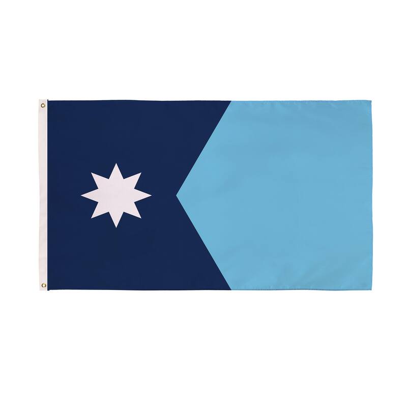 State of Minnesota Double Sided Flag w/ 2 Grommets, 3'x5'