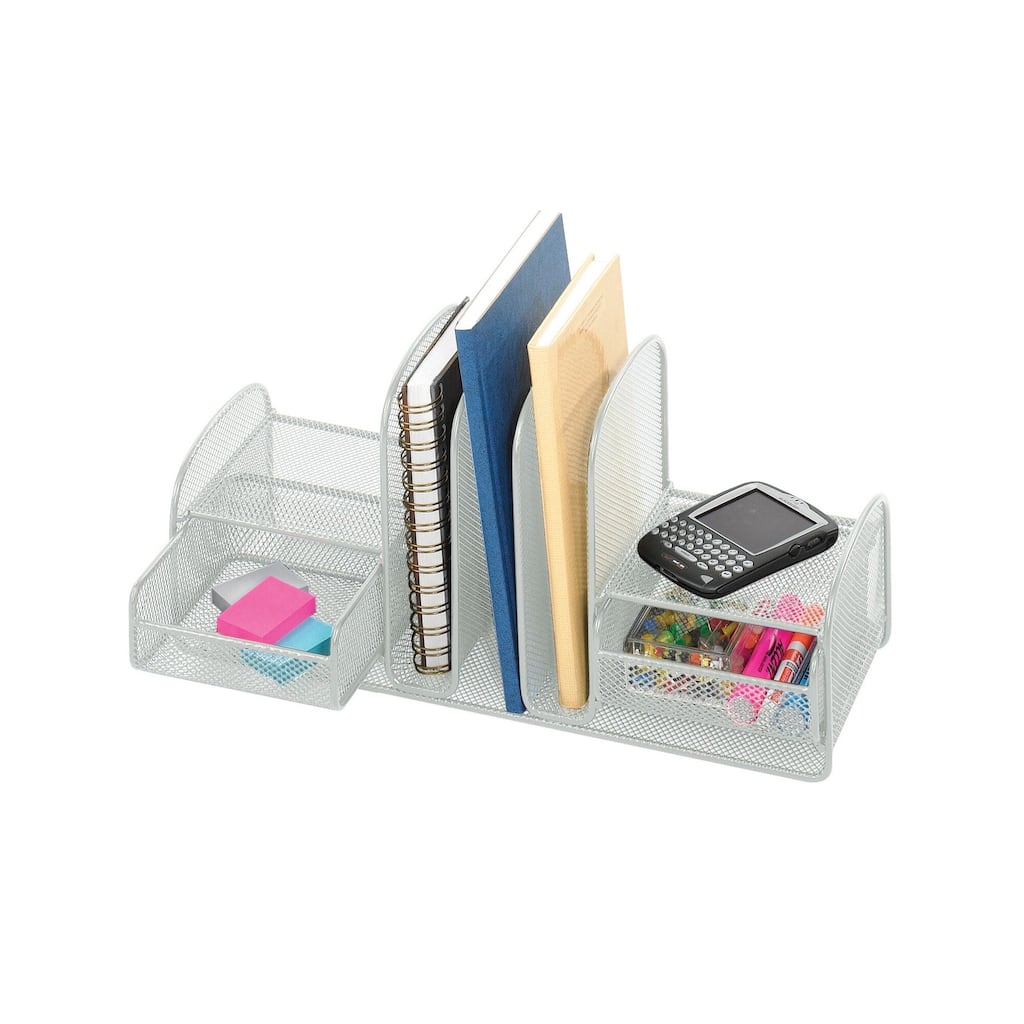 Onyx Desk Organizer, Desktop Storage for Office Supplies and Books