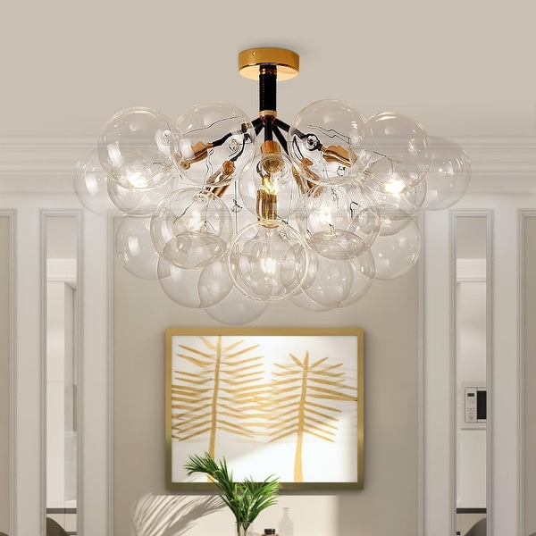 Bubble semi new arrivals flush ceiling light