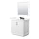 Option White, Black Trim, Giotto Quartz Top