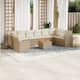 Option Beige 2x corner + table + 6x middle