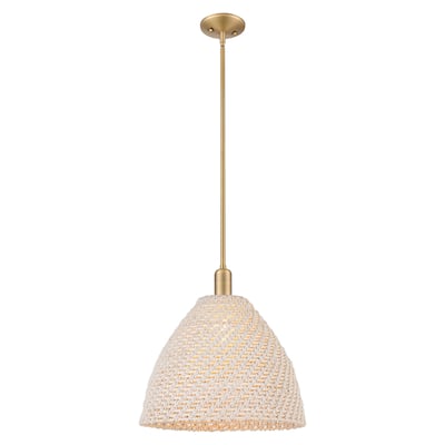 Innovations Lighting Downtown Urban - Natural Ballston Dome - 1 Light 16" Stem Hung Mini Pendant