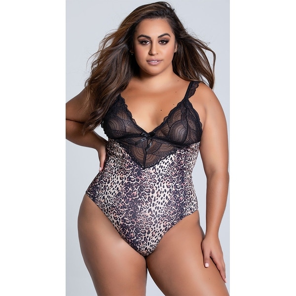 lace plus size teddies