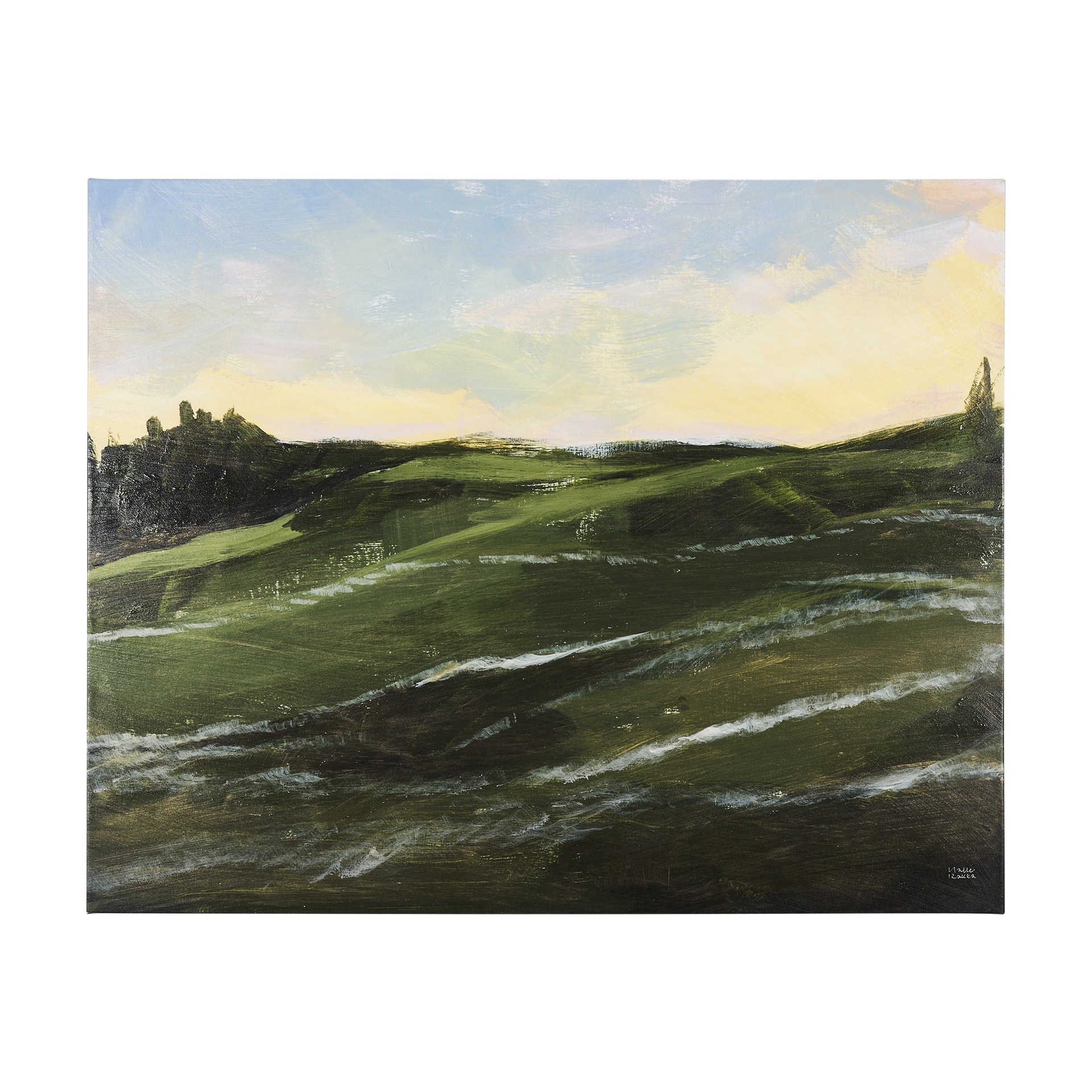 Sunrise Valley I (35 x 28) Canvas Art Print
