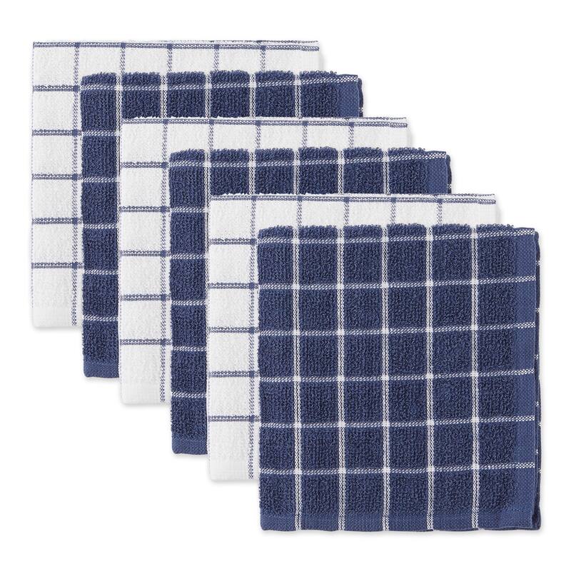 DII Artichoke Combo Windowpane Dishcloth (Set of 6)
