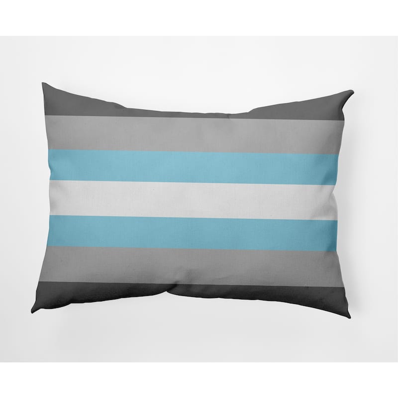 Pride Flag Outdoor Throw Pillow - 14" x 20" - Demi Boy
