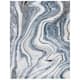 SAFAVIEH Craft Clytie Modern Abstract Marble Pattern Rug - 8' x 10' - Blue/Grey