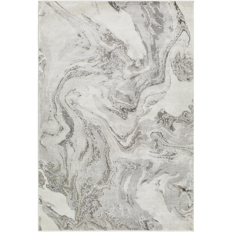 Livabliss Tibetan Modern Swirl Area Rug