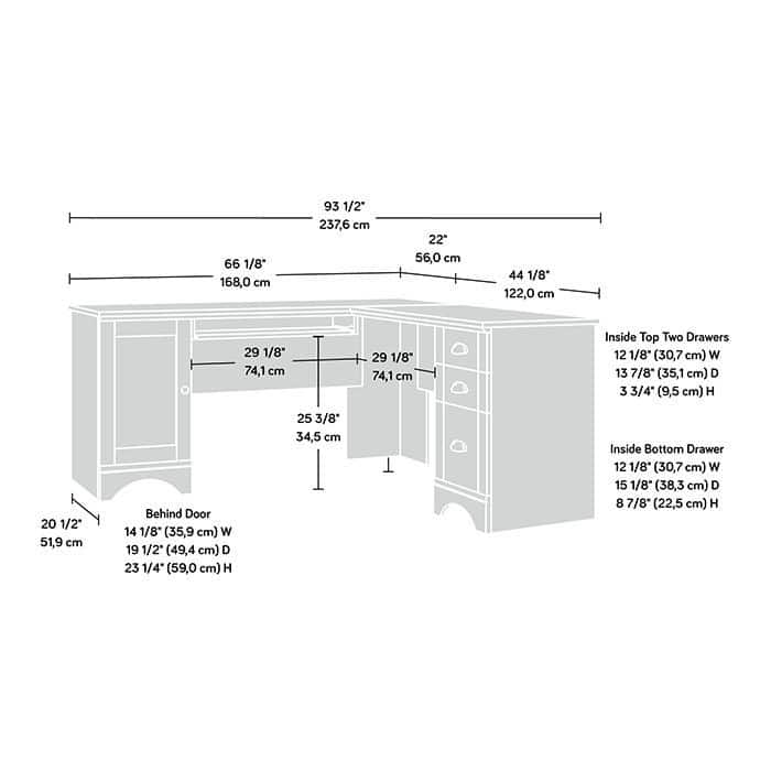 Harbor View Corner Computer Desk