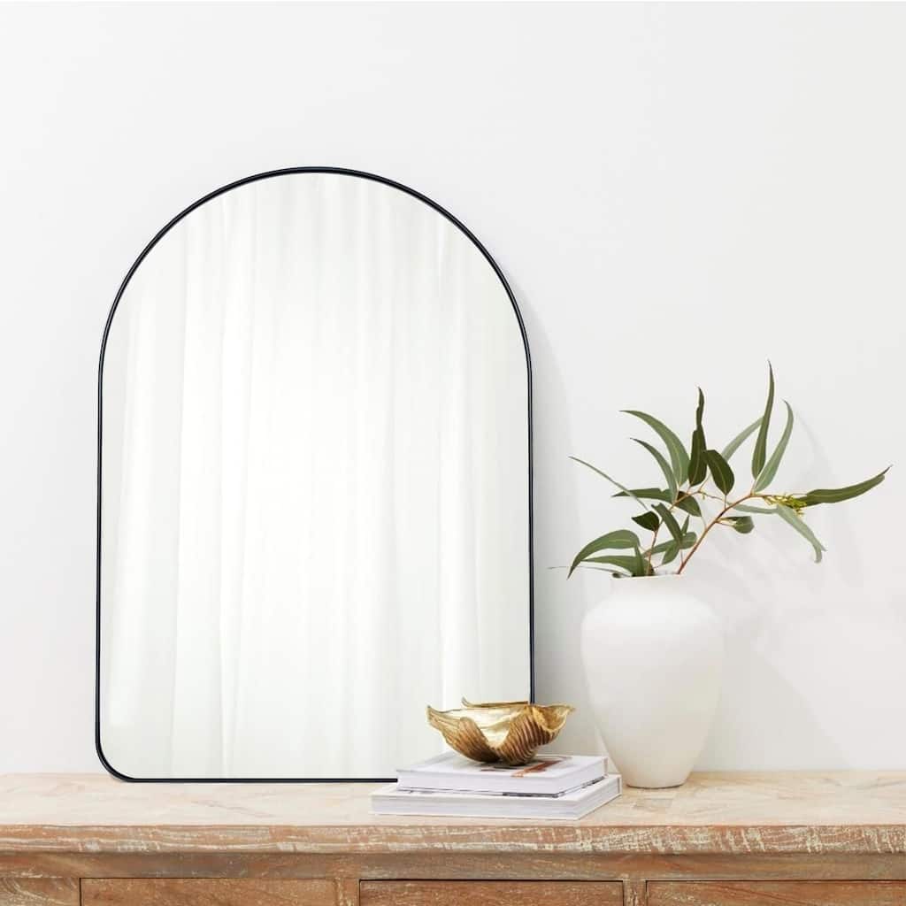 TEHOME Lussia Arch Metal Wall Mirror
