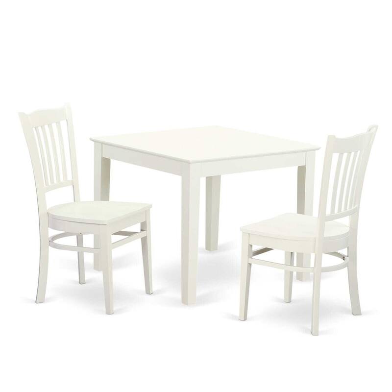 Kitchen Table and Chair Set - 5 Piece Dining Set - Modern Square Table with 4 Chairs