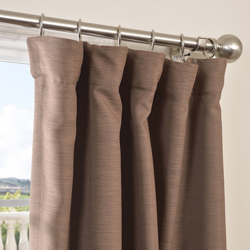 Exclusive Fabrics Bellino 63 In Room Darkening Curtain (1 Panel) - 50 x 63