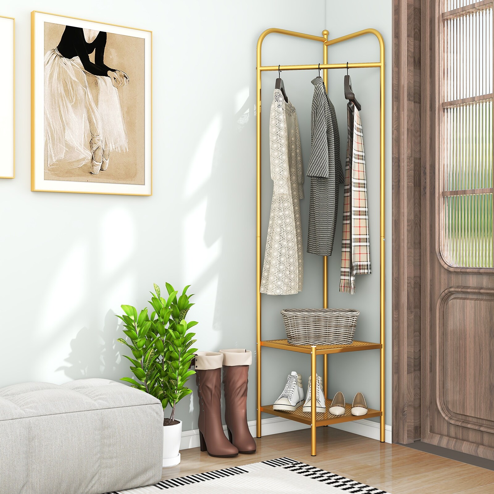 Bed bath and beyond coat rack wall deals