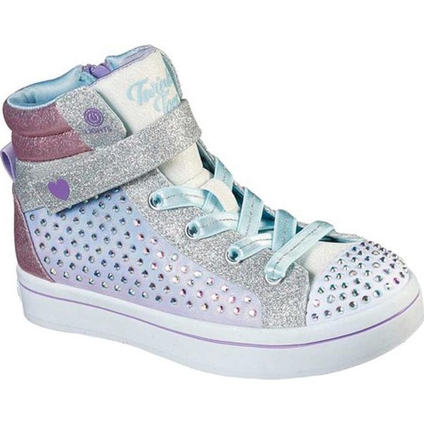 skechers twinkle toes silver