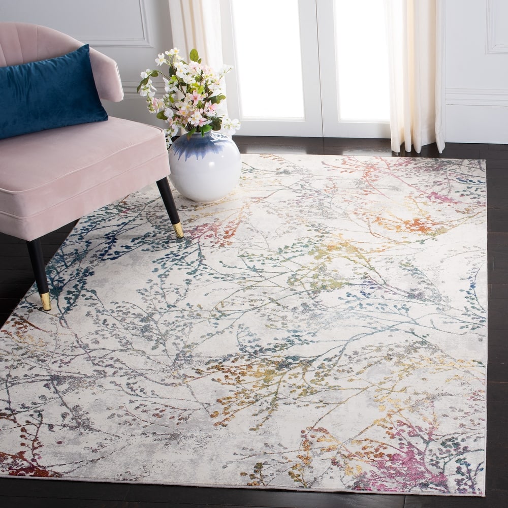 SAFAVIEH Aria Eden Floral Branches Rug