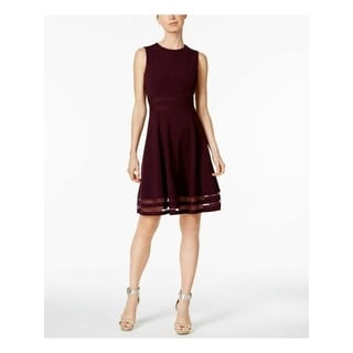 calvin klein plum dress