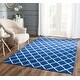 preview thumbnail 3 of 49, SAFAVIEH Handmade Flatweave Dhurries Regenia Modern Moroccan Wool Rug 3' x 5' - Dark Blue - Rectangle