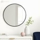 preview thumbnail 2 of 26, Contemporary Round Wall-Mounted Wall Mirror