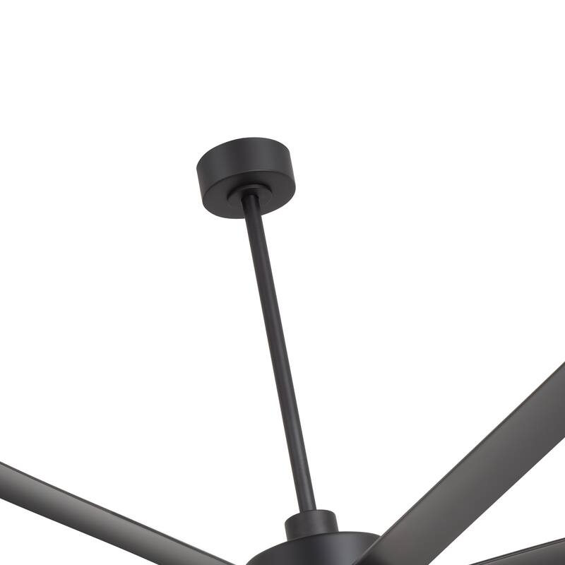 Large 84-inch Industrial LED Ceiling Fan with Light and Remote(8-Blade)