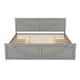 King Size Wooden Platform Bed with Four Storage Drawers, Modern Bed ...