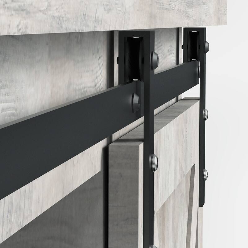 Barn Door TV Cabinet