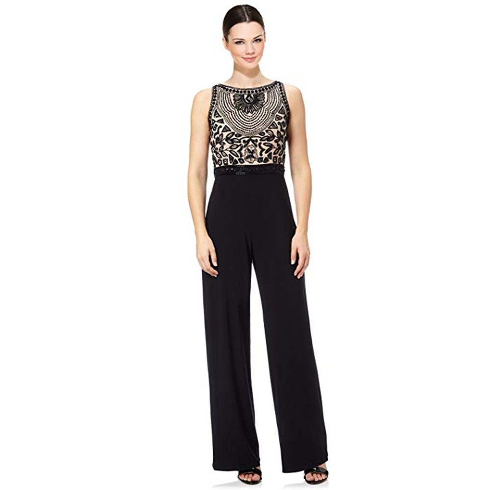adrianna papell halter jumpsuit