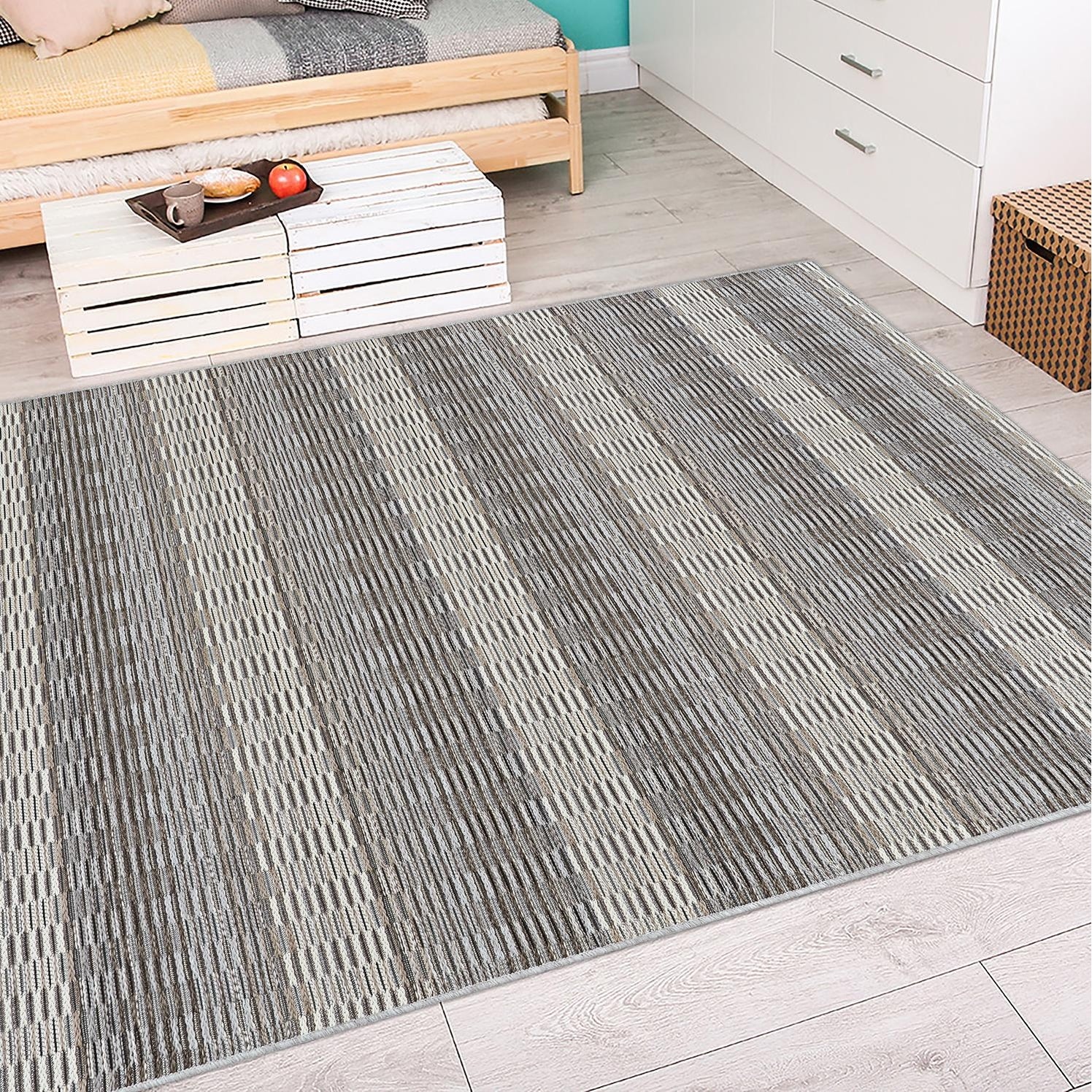 Vector Sandbar Gray Indoor/ Outdoor Area Rug