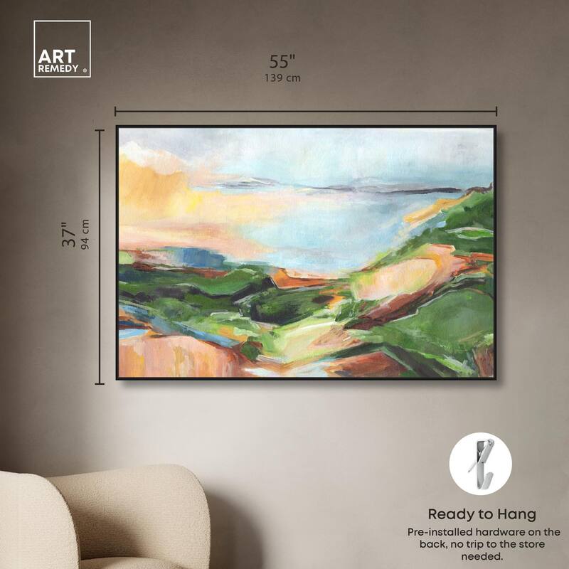 Abstract Landscape Canvas by Art Remedy