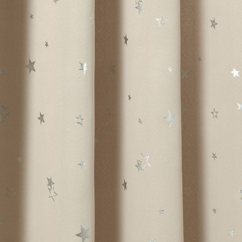 Lush Decor Star Room Darkening Window Curtain Panel Pair