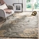 preview thumbnail 1 of 57, SAFAVIEH Florida Shag Hilde Floral 1.2-inch Thick Rug 3'3" x 5'3" - Grey/Beige - Rectangle