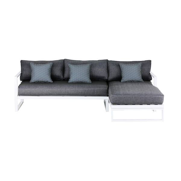 Shop Elle Decor Paloma Outdoor Sectional On Sale Overstock