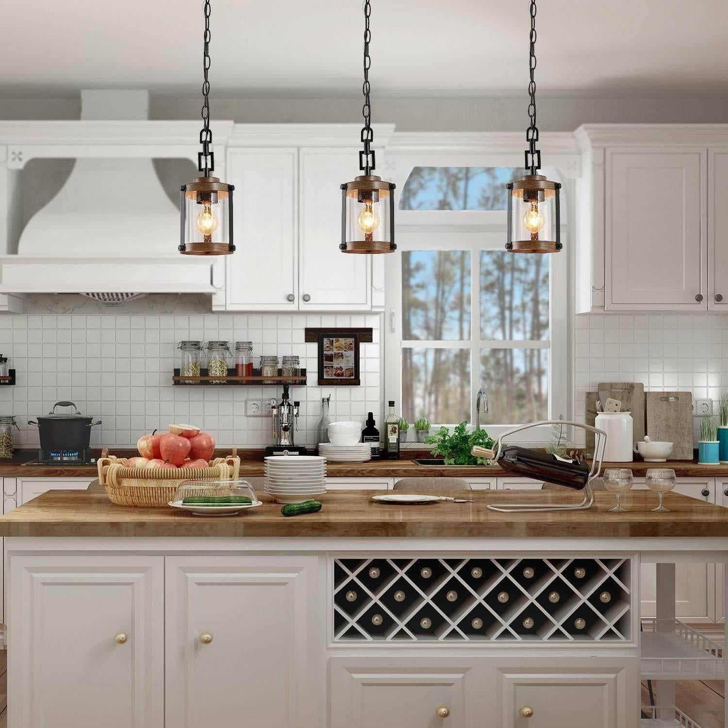 Modern Farmhouse Kitchen Pendant Lights Modern Farmhouse 1-Light