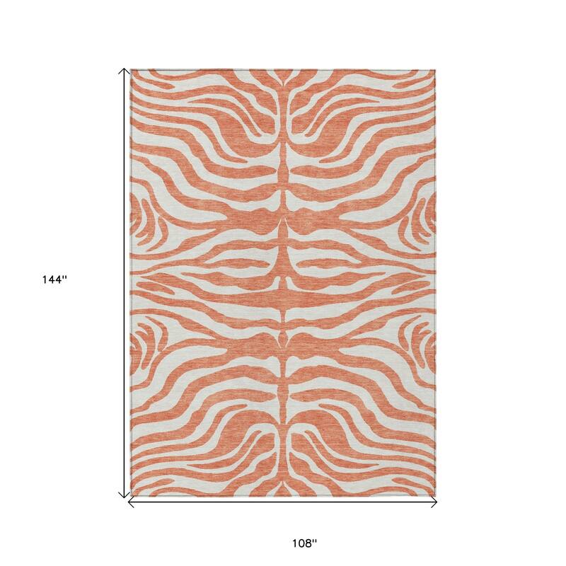 HomeRoots Animal Print Transitional Rectangle Outdoor Rug