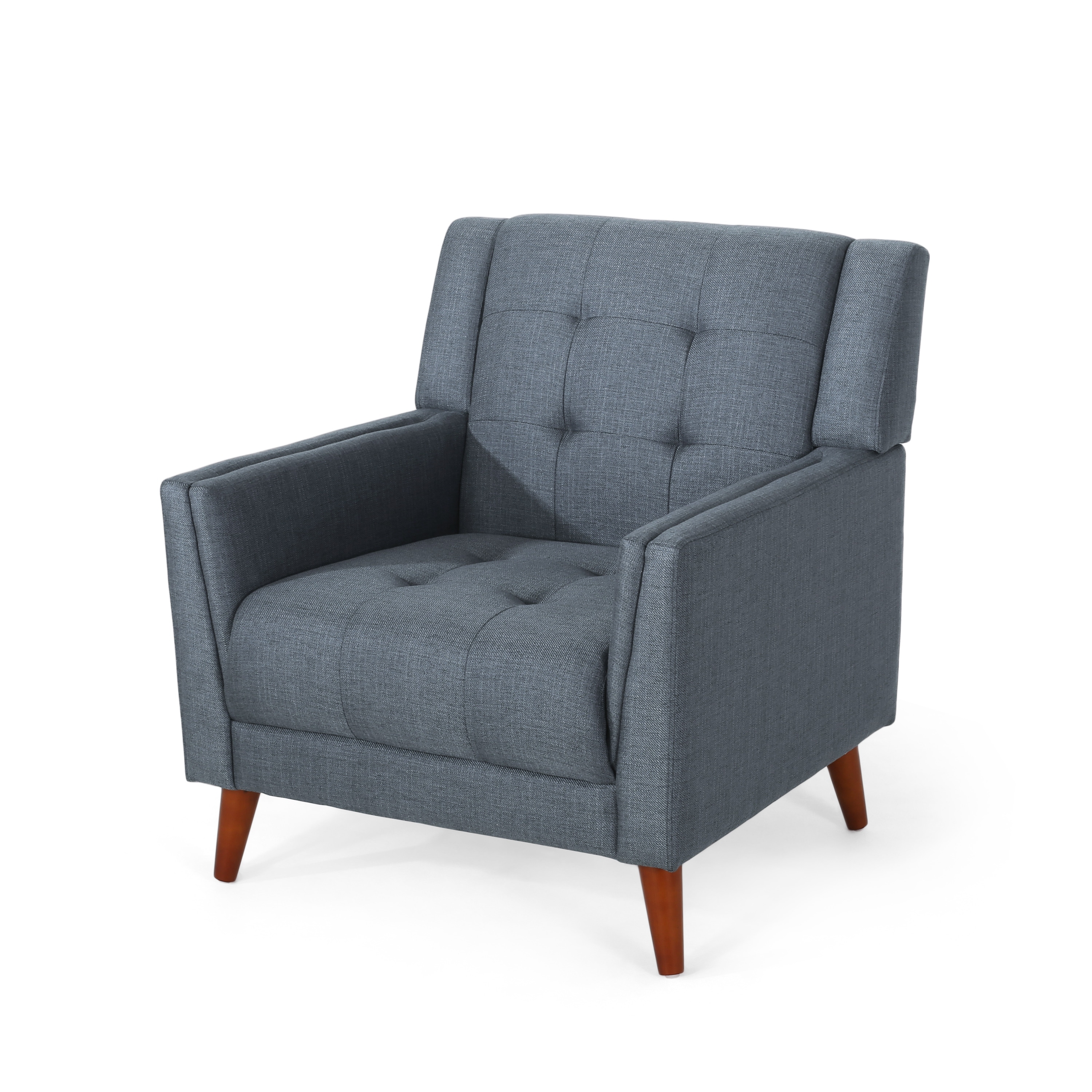 Candace mid century modern fabric arm chair by christopher knight clearance home