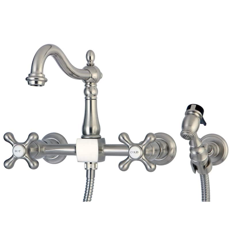 Kingston Brass Heritage Kitchen Faucet - Includes Sidespray