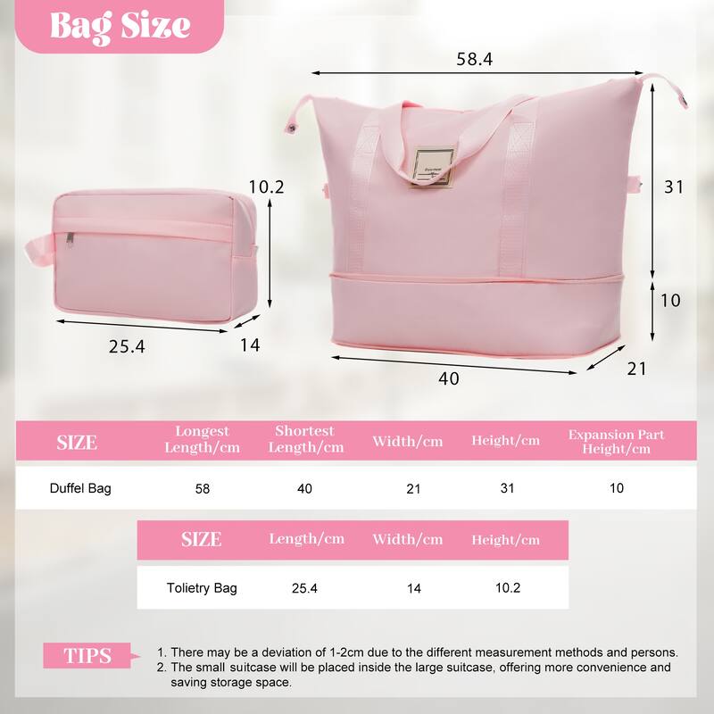 6 Piece Luggage Set, with Double Spinner Wheels Handle Password Lock, 14 IN Cosmetic Case 20/24/28 IN Luggages with Bag