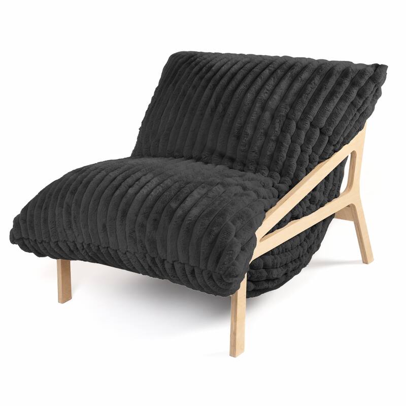 Pillow Saxx Dream Lounger with Wood Frame - 3-in-1 Bean Bag